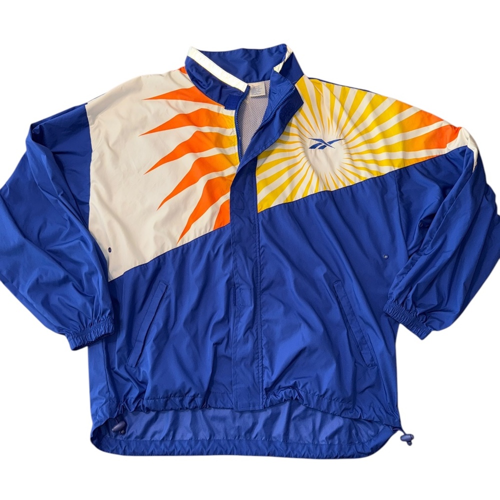 Reebok 90s VTG Retro Windbreaker Size:‎ Large